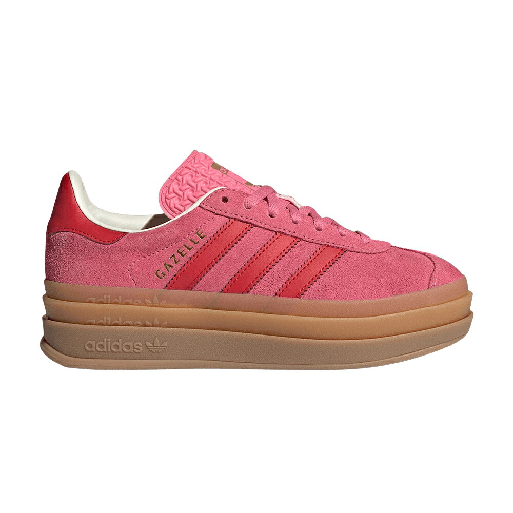 アディダス ガゼル サクラ色 皮膚軟化剤 \u0027ROSE TONE\u0027 スニーカー メンズ ADIDAS GAZELLE BOLD J / ROSE TONE BETTER SCARLET CREAM