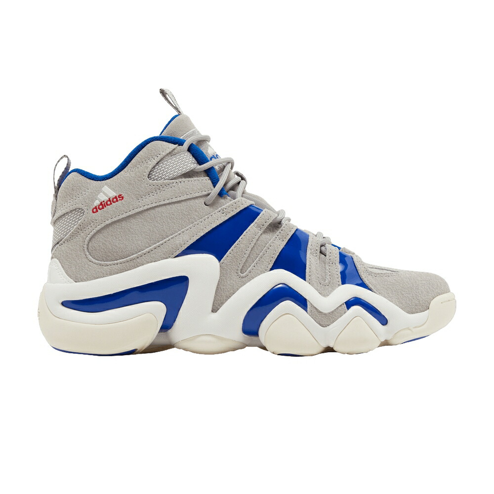 アディダス クレイジー 灰色 グレー 青色 ブルー 白色 ホワイト DODGERS スニーカー メンズ ADIDAS CRAZY 8 / GREY ROYAL BLUE FOOTWEAR WHITE