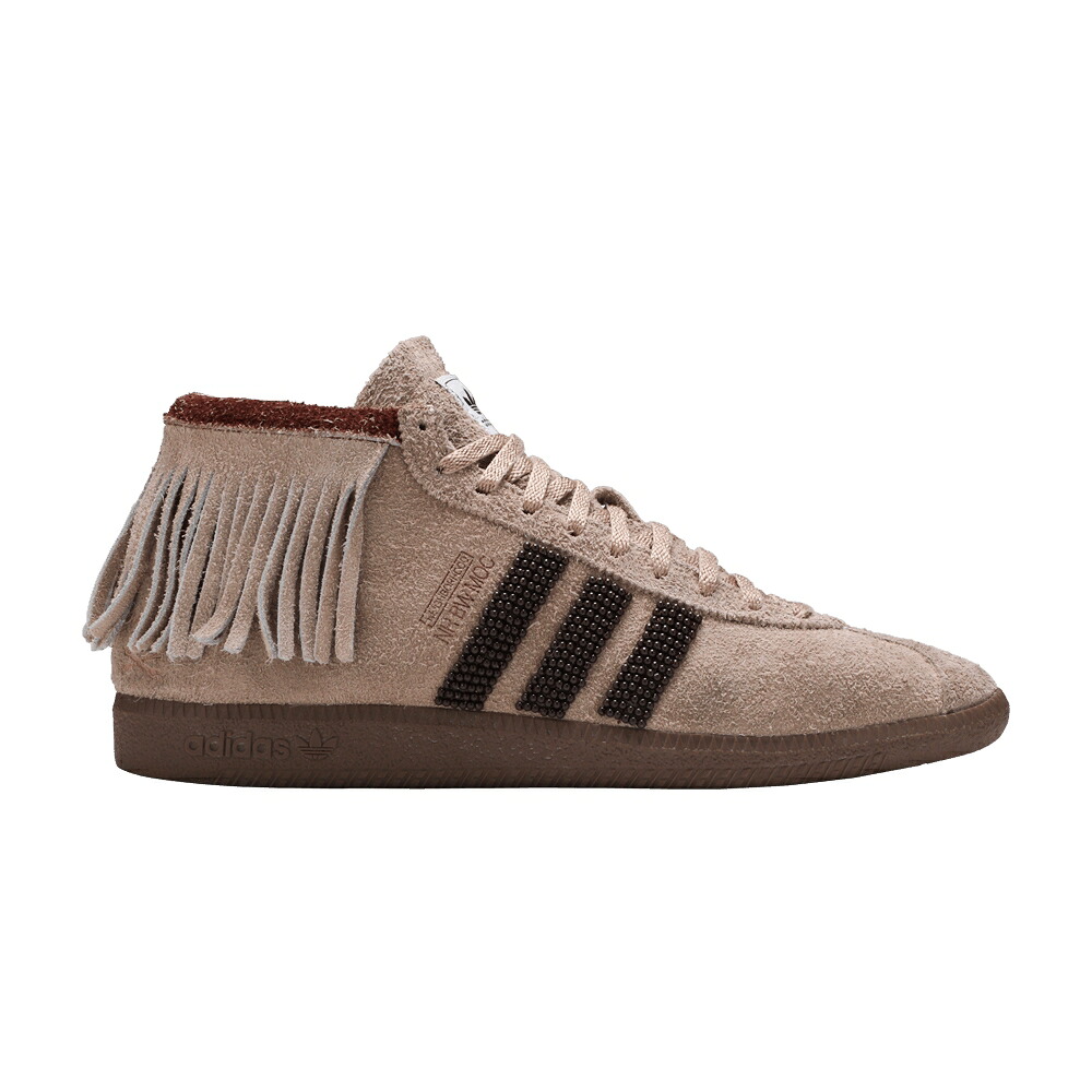 アディダス スニーカー 運動すること靴 積貨委託貨物 カーキ スニーカー メンズ ADIDAS NEIGHBORHOOD BW MOC SHOES / ST CARGO KHAKI