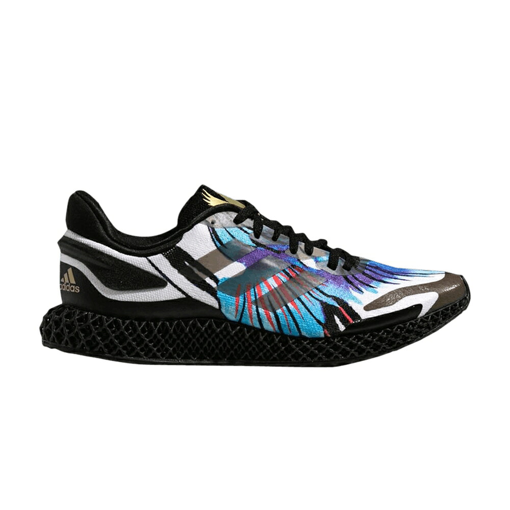 アディダス 幽客 中核グループ 黒いこと 黒いこと ゴールド \u0027BLACK MULTI\u0027 スニーカー メンズ ADIDAS ALPHAEDGE 4D RUN / CORE BLACK GOLD METALLIC MULTI 靴-スニーカー-メンズ靴