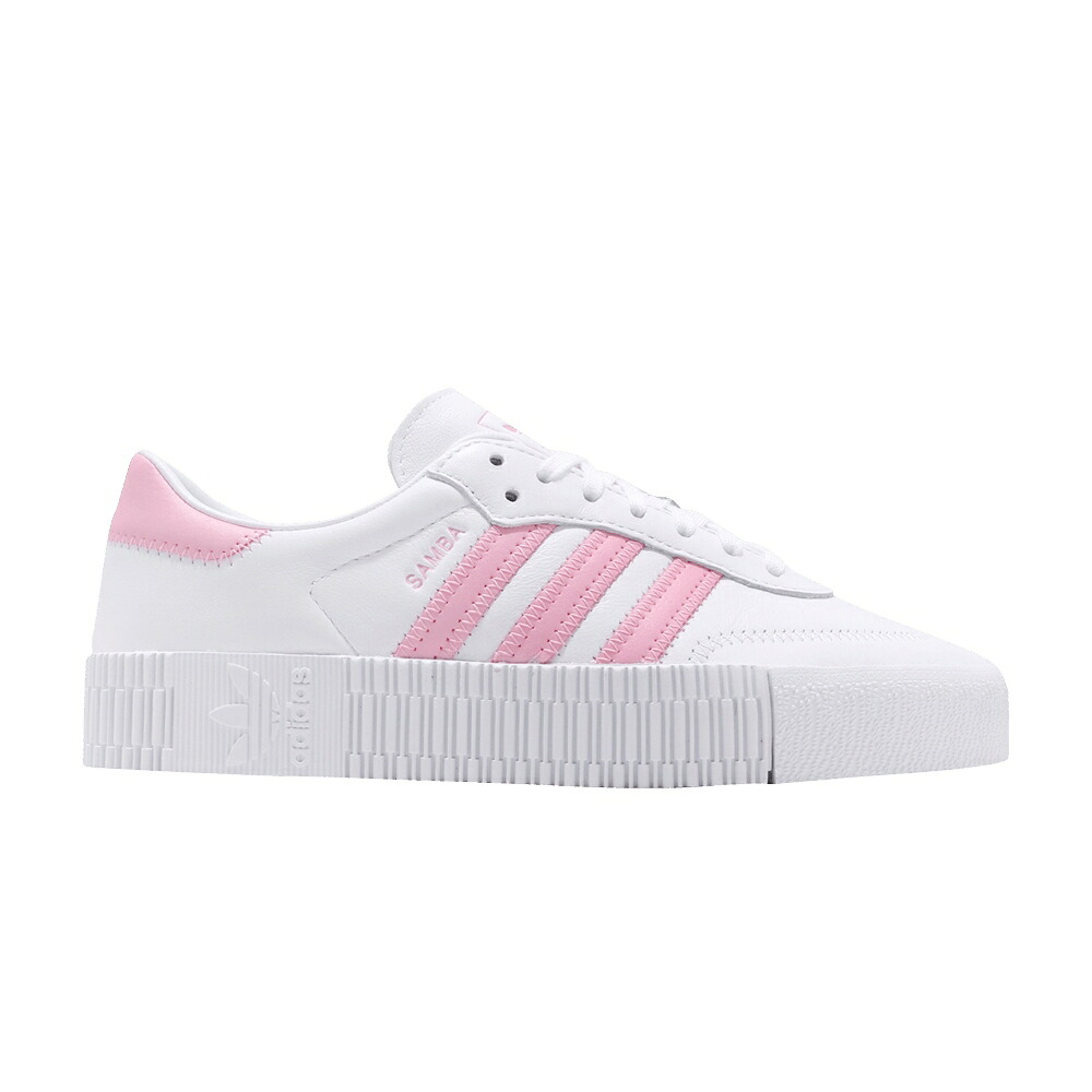 アディダス 白色 ホワイト ピンク 'TRUE PINK' スニーカー レディース ADIDAS WMNS SAMBAROSE / FOOTWEAR WHITE TRUE PINK CLOUD｜スニケス