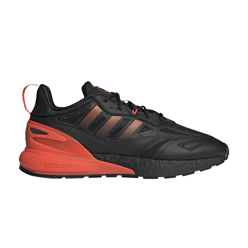アディダス ブースト コア 黒色 ブラック 赤 レッド 2.0 BLACK RED スニーカー メンズ ADIDAS ZX 2K BOOST SOLAR / CORE BLACK SOLAR RED SOLAR RED