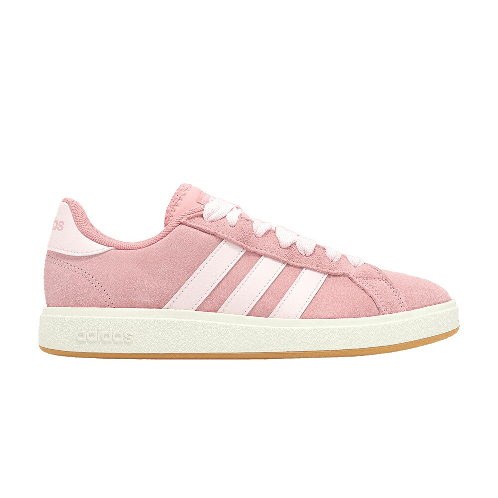 アディダス 地べた 厚地の外套 サクラ色 \u0027SEMI SPARK\u0027 スニーカー レディース ADIDAS WMNS GRAND COURT BASE 00S PINK / SEMI PINK SPARK CLEAR PINK OFF