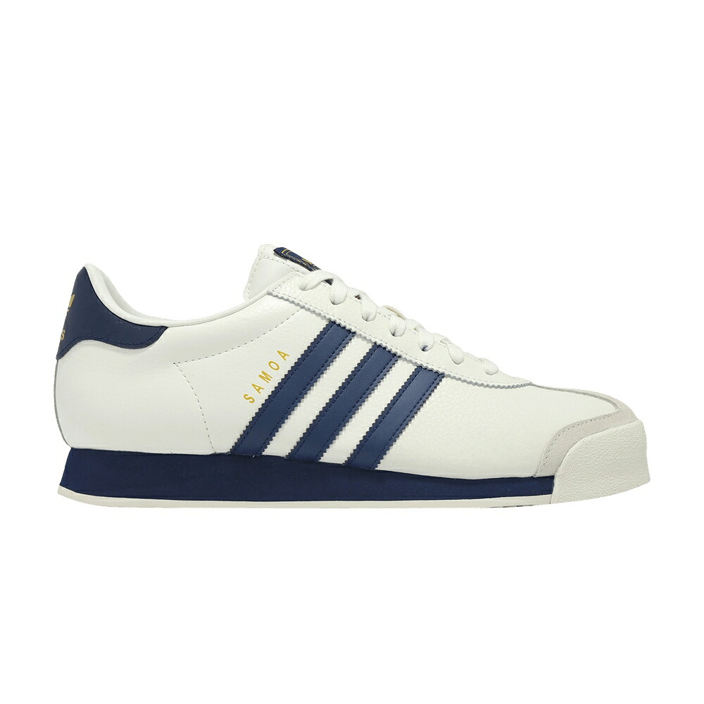 アディダス サモア 白いこと 白いこと 青味 青み ゴールド \u0027OFF BLUE\u0027 スニーカー メンズ ADIDAS SAMOA WHITE DARK / OFF WHITE DARK BLUE GOLD