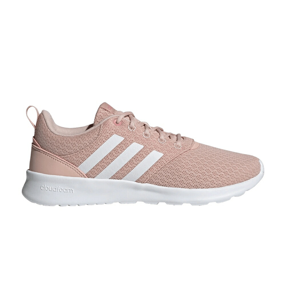アディダス ピンク 白色 ホワイト VAPOUR PINK スニーカー レディース ADIDAS WMNS QT RACER / VAPOUR PINK CLOUD WHITE SUPER