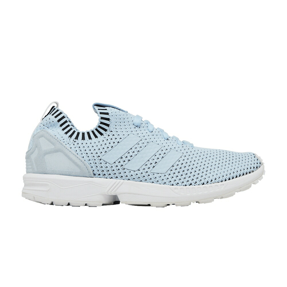 アディダス 青碧 青色 白いこと 白いこと 黒いこと 黒いこと \u0027ICE BLUE\u0027 スニーカー メンズ ADIDAS ZX FLUX PRIMEKNIT / ICE BLUE WHITE BLACK メンズ靴-靴-スニーカー