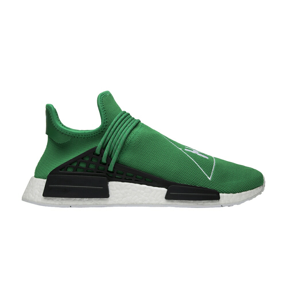 アディダス 緑 グリーン 白色 ホワイト 黒色 ブラック GREEN スニーカー メンズ ADIDAS PHARRELL X NMD HUMAN RACE / GREEN FOOTWEAR WHITE BLACK