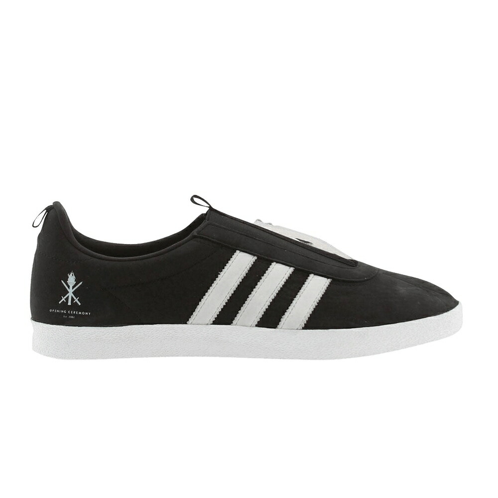 アディダス ガゼル 黒いこと 黒いこと スニーカー メンズ ADIDAS OPENING CEREMONY X TAEKWONDO GAZELLE / BLACK RUNNINWHITE