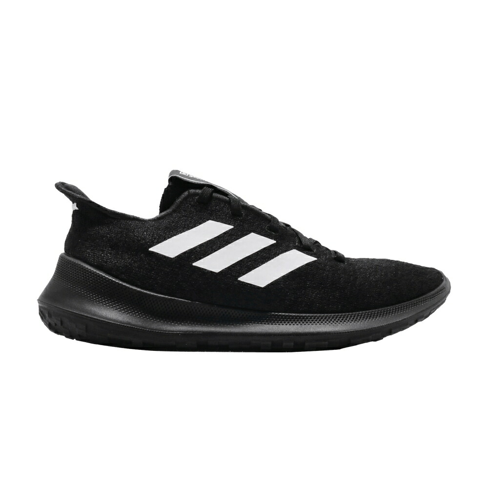 アディダス 黒色 ブラック 白色 ホワイト CORE BLACK スニーカー メンズ ADIDAS SENSEBOUNCE PLUS / BLACK WHITE