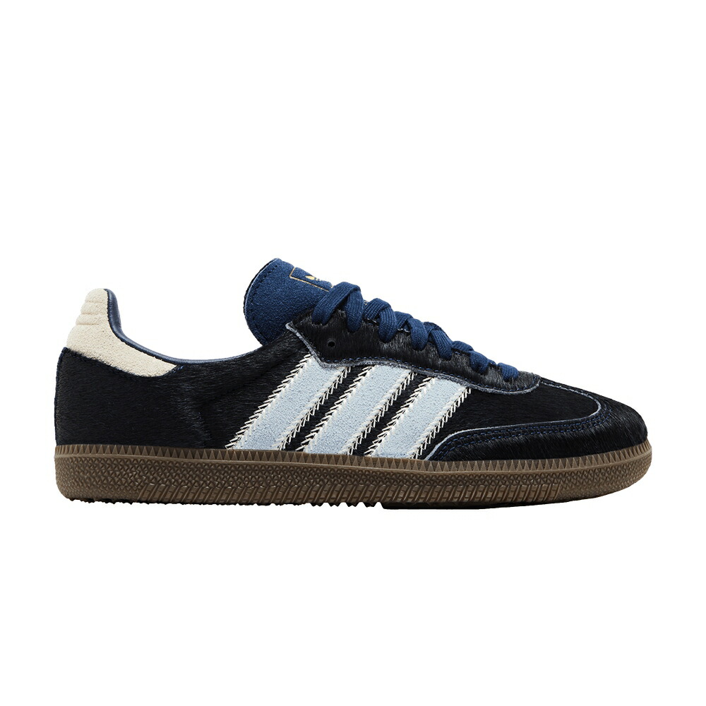 アディダス サンバ ナイト 藍色 インディゴ スカイ PONY SKY スニーカー レディース ADIDAS WMNS SAMBA OG HAIR PACK - NIGHT INDIGO CLEAR / NIGHT INDIGO CLEAR SKY TACTILE