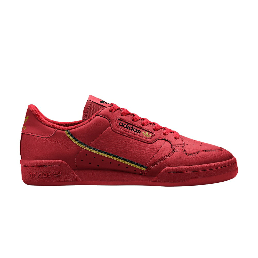 アディダス ゴールド 中核グループ 黒いこと 黒いこと \u0027SCARLET GOLD\u0027 スニーカー メンズ ADIDAS CONTINENTAL 80 / SCARLET GOLD METALLIC CORE BLACK