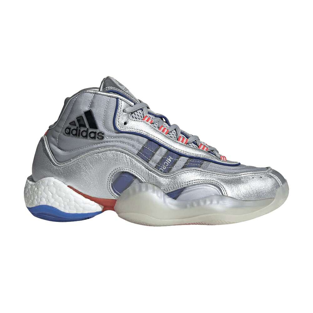 アディダス クレイジー しろがね色 しろがね色 青み 青色 \u0027SILVER METALLIC\u0027 スニーカー メンズ ADIDAS 98 CRAZY BYW / SILVER METALLIC POWDER BLUE