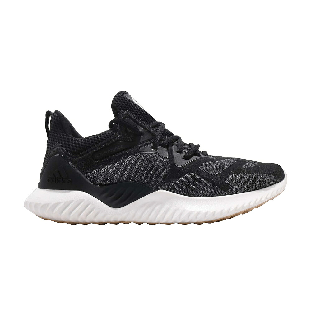 アディダス コア 黒色 ブラック 白色 ホワイト 'BLACK GUM' スニーカー レディース ADIDAS WMNS ALPHABOUNCE BEYOND / CORE BLACK CLOUD WHITE RUNNING｜スニケス
