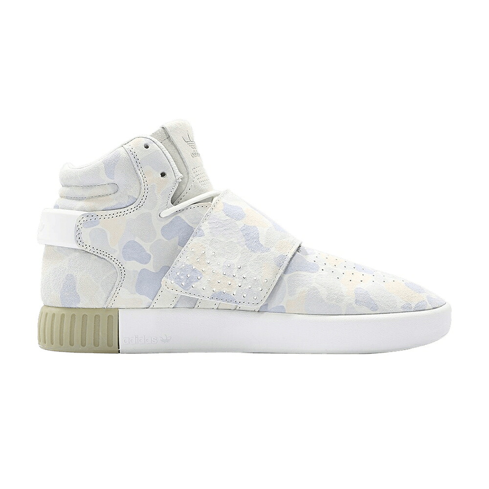 アディダス チューブラ ストラップ 白色 ホワイト ソリッド 灰色 グレー 'WHITE CAMO' スニーカー メンズ ADIDAS TUBULAR INVADER STRAP / FOOTWEAR WHITE LIGHT SOLID GREY