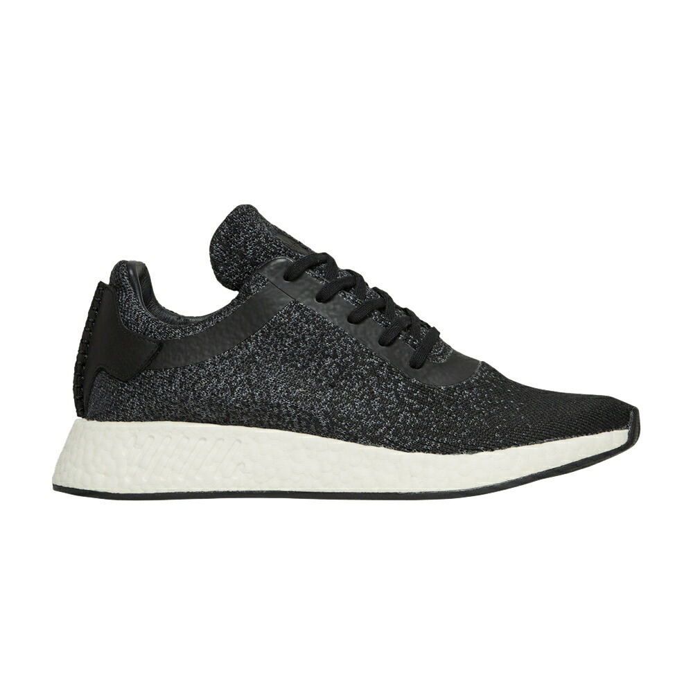 アディダス コア 黒色 ブラック 灰色 グレー WINGS+HORNS NMD_R2 'BLACK' スニーカー メンズ ADIDAS X PRIMEKNIT / CORE BLACK UTILITY BLACK GREY｜スニケス