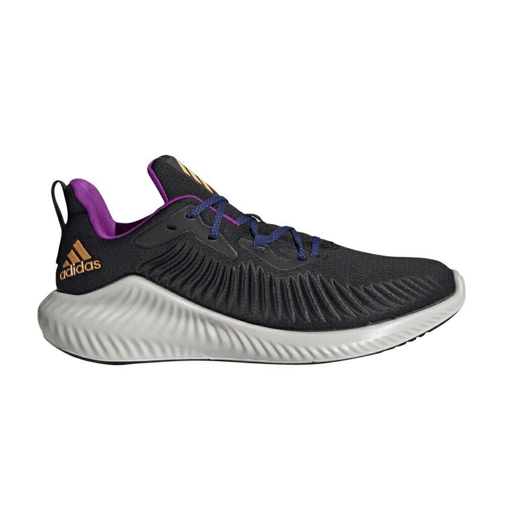 アディダス 幽客 レアル 中核グループ 黒いこと 黒いこと ゴールド ALPHABOUNCE+ \u0027BLACK GOLD\u0027 スニーカー メンズ ADIDAS RUN EM REAL / CORE BLACK REAL GOLD SOLAR