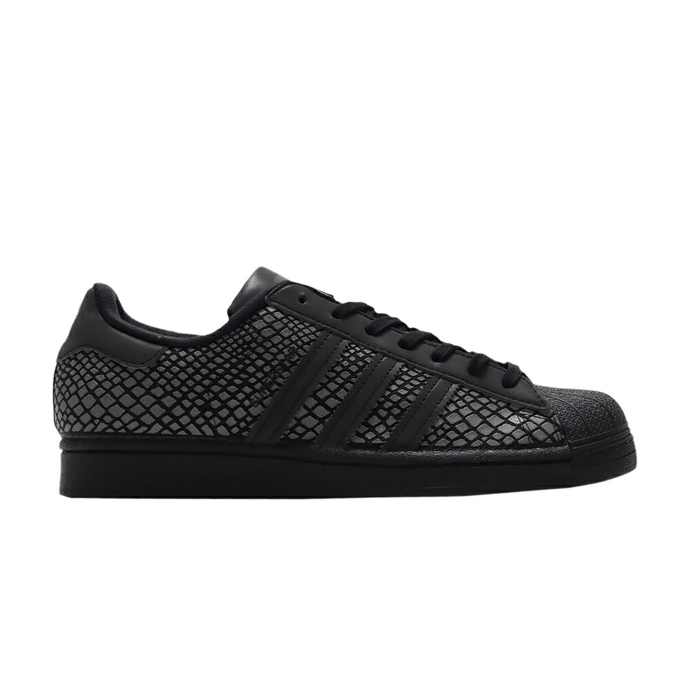 アディダス スーパースター コア 黒色 ブラック 灰色 グレー RSNK スニーカー メンズ ADIDAS ATMOS X SUPERSTAR R-SNK / CORE BLACK CORE BLACK GREY SIX
