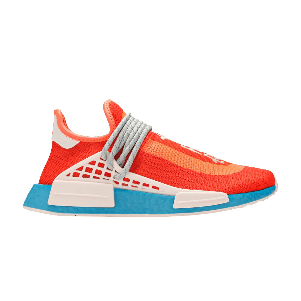 アディダス 橙 オレンジ色 アクア サクラ色 \u0027EXTRA ORANGE\u0027 スニーカー メンズ ADIDAS PHARRELL X NMD HUMAN RACE EYE - BOLD / BOLD ORANGE BOLD AQUA PINK TINT