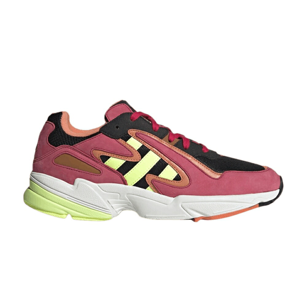 アディダス コア 黒色 ブラック 黄色 イエロー エナジー 'PINK YELLOW' スニーカー メンズ ADIDAS YUNG-96 CHASM HI-RES / CORE BLACK HI RES YELLOW ENERGY|スニケス