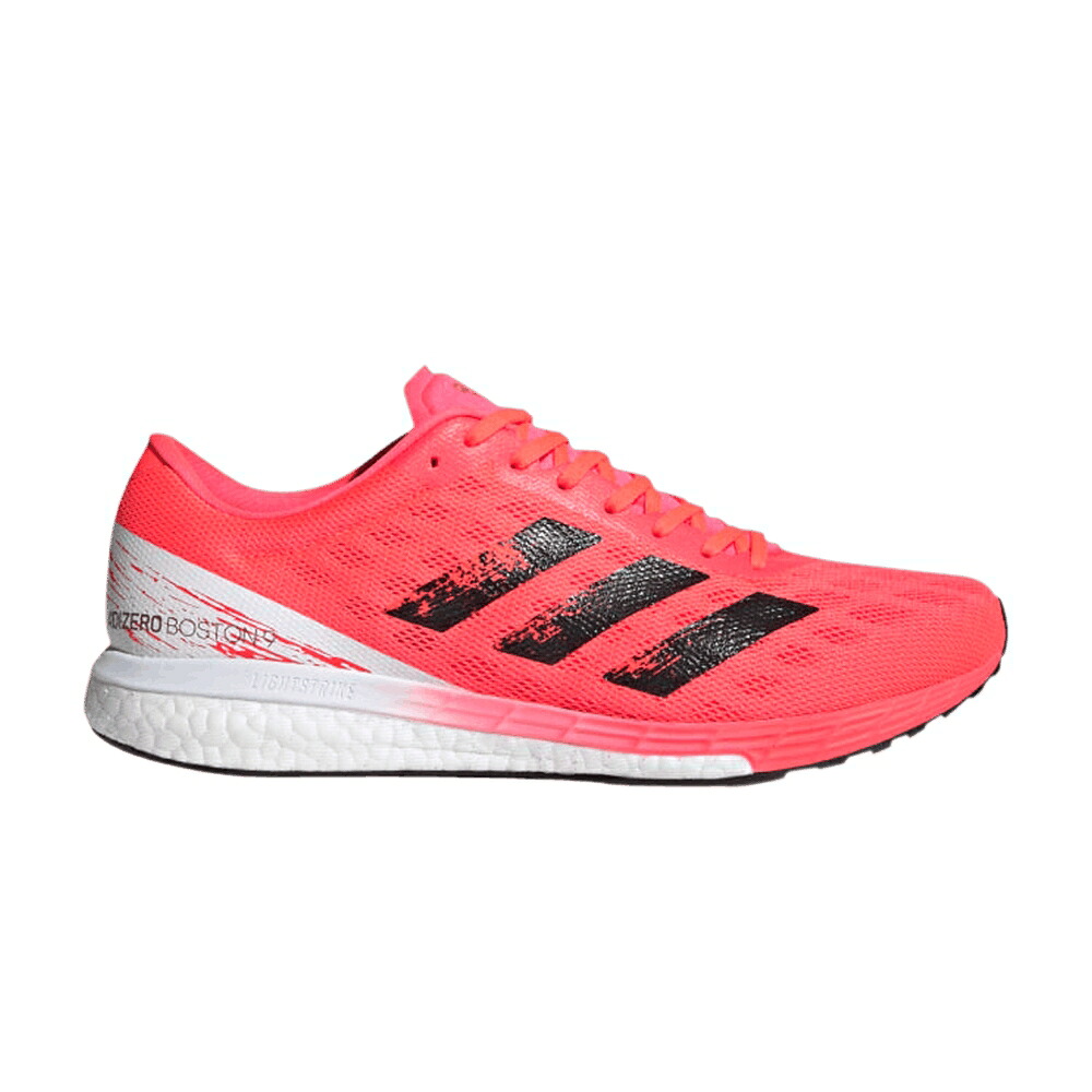 アディダス アディゼロ ボストン ピンク コア 黒色 ブラック 銅色 コッパー 'SIGNAL BLACK' スニーカー メンズ ADIDAS ADIZERO BOSTON 9 PINK / SIGNAL PINK CORE BLACK COPPER|スニケス