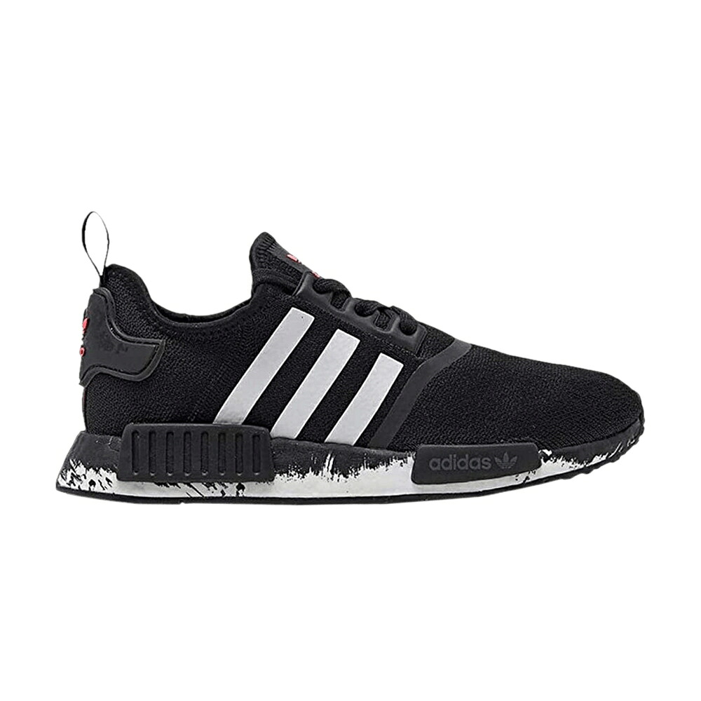 アディダス コア 黒色 ブラック 白色 ホワイト NMD_R1 'BLACK WHITE' スニーカー メンズ ADIDAS STLT PRIMEKNIT / CORE BLACK FOOTWEAR WHITE SIGNAL|スニケス