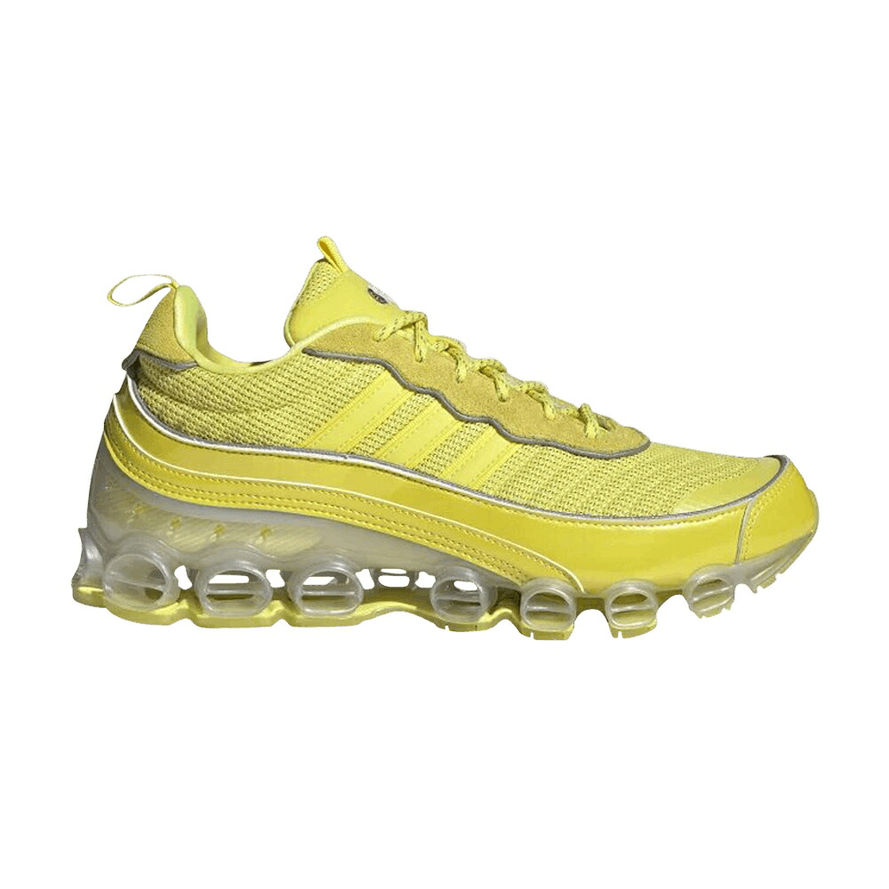 アディダス ぼうぜん自失 黄味がかった 黄色 \u0027SHOCK YELLOW\u0027 スニーカー メンズ ADIDAS MICROBOUNCE T1 / SHOCK YELLOW SHOCK YELLOW