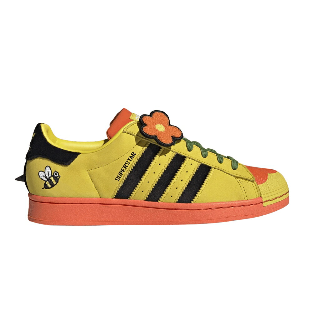 アディダス スーパースター 黄色 イエロー コア 黒色 ブラック 橙 オレンジ BEE YELLOW スニーカー メンズ ADIDAS MELTING SADNESS X SUPERSTAR WITH YOU PACK - / YELLOW CORE BLACK SUPER ORANGE