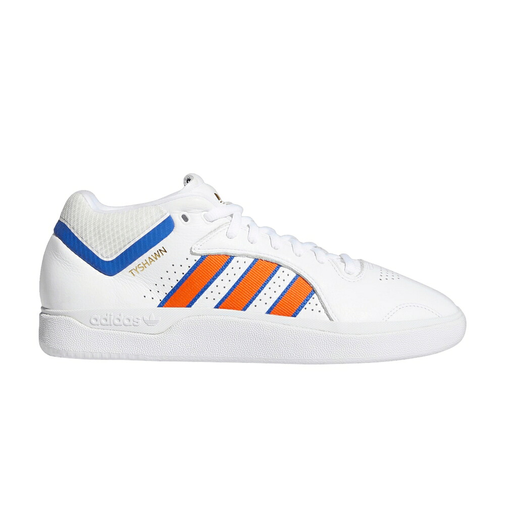 アディダス 白色 ホワイト 橙 オレンジ 青色 ブルー 'WHITE ORANGE' スニーカー メンズ ADIDAS TYSHAWN / CLOUD WHITE ORANGE ROYAL BLUE