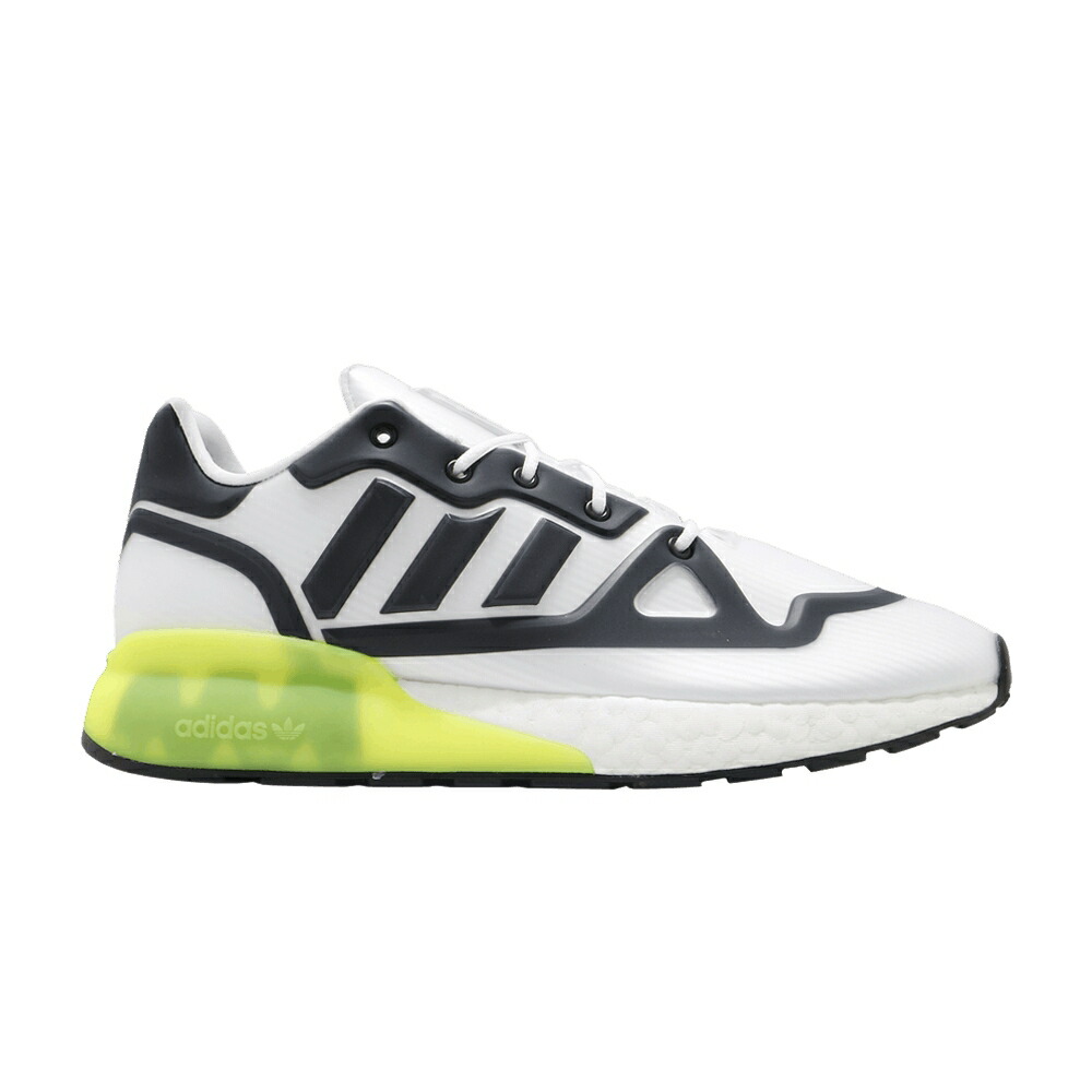 アディダス ブースト 白いこと 白いこと 中核グループ 黒いこと 黒いこと \u0027WHITE YELLOW\u0027 スニーカー メンズ ADIDAS ZX 2K BOOST FUTURESHELL ACID / CLOUD WHITE CORE BLACK ACID