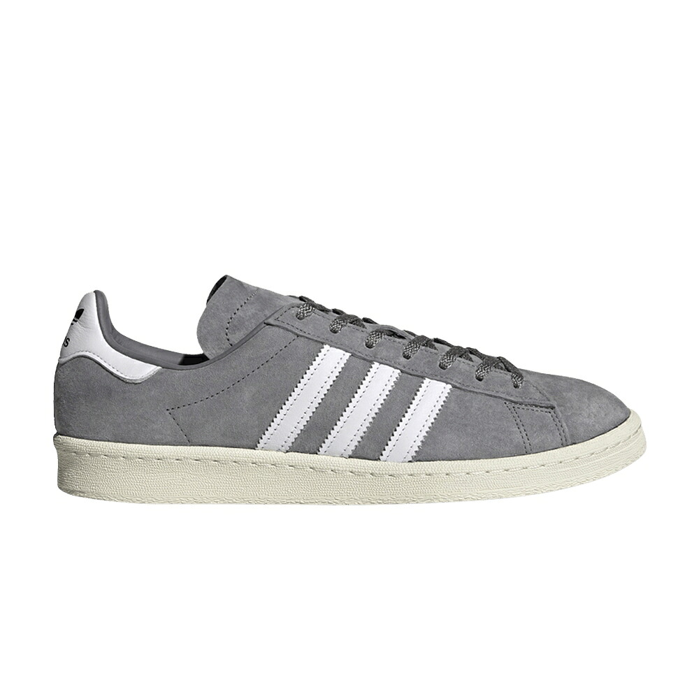 アディダス 校庭 薄墨色 薄墨色 白いこと 白いこと \u0027GREY\u0027 スニーカー メンズ ADIDAS CAMPUS 80S / GREY CLOUD WHITE OFF WHITE 靴-スニーカー-メンズ靴