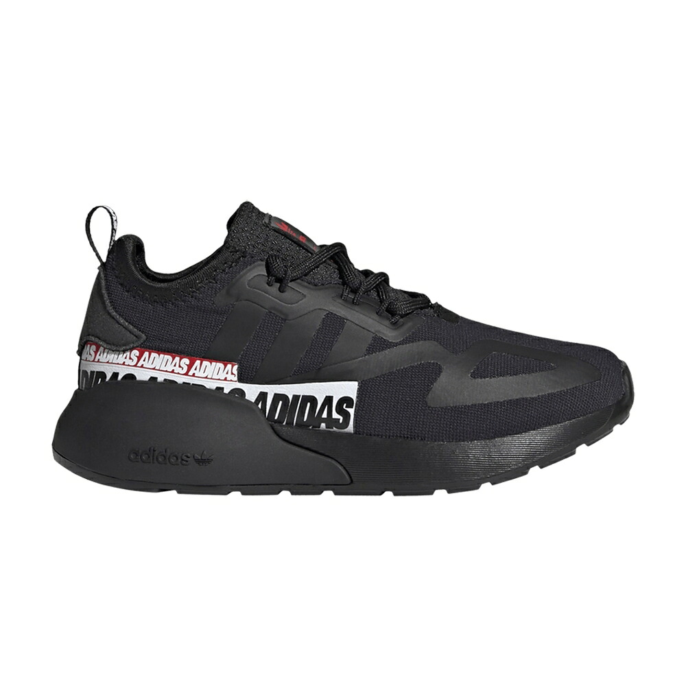アディダス 踵 縞模様 中核グループ 黒いこと 黒いこと \u0027WORDMARK BLACK\u0027 スニーカー メンズ ADIDAS ZX 2K J HEEL STRIPE - / CORE BLACK CORE BLACK CLOUD