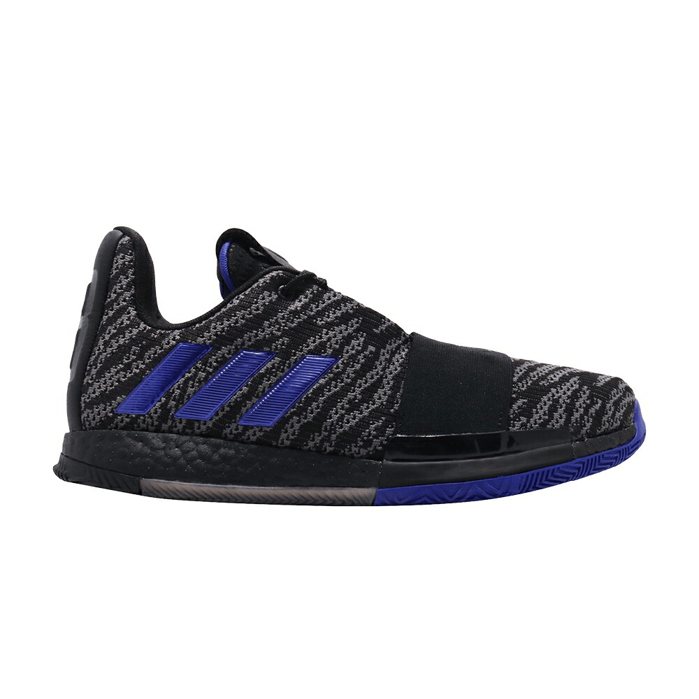 アディダス ハーデン 黒色 ブラック 青色 ブルー VOL. BLACK スニーカー メンズ ADIDAS HARDEN 3 / BLACK BLUE