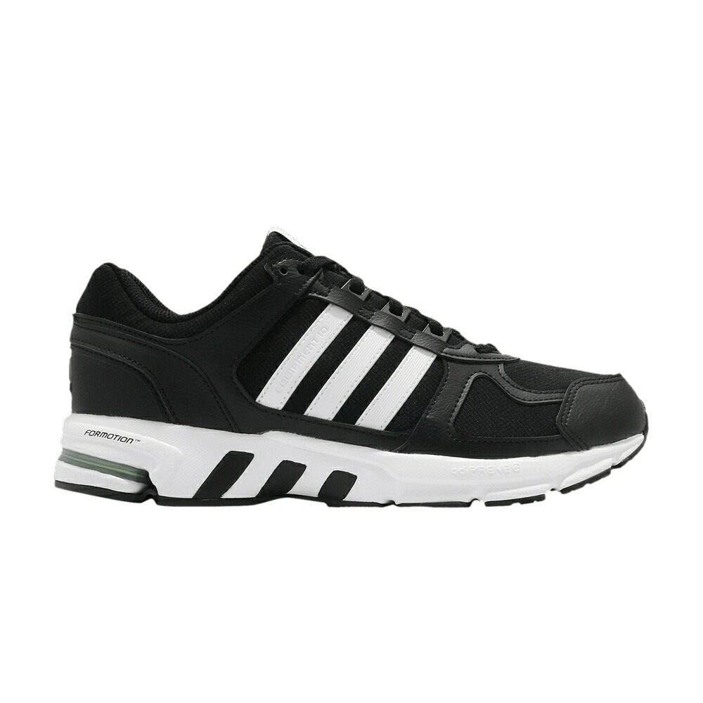 アディダス コア 黒色 ブラック 白色 ホワイト 銀色 シルバー 'BLACK WHITE' スニーカー メンズ ADIDAS EQUIPMENT 10 U / CORE BLACK FOOTWEAR WHITE SILVER