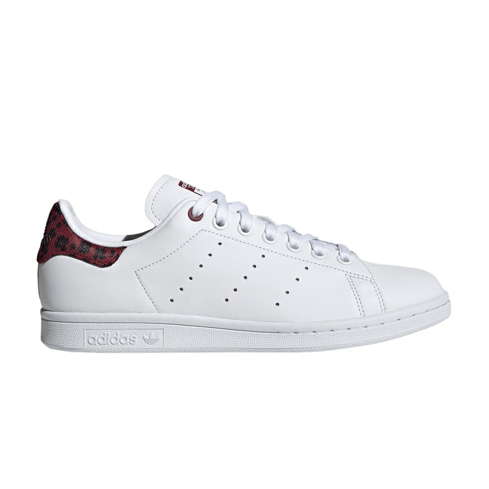 アディダス 白色 ホワイト ワイン色 バーガンディー スタンスミス 'WHITE BURGUNDY' スニーカー レディース ADIDAS WMNS STAN SMITH COLLEGIATE / CLOUD WHITE COLLEGIATE BURGUNDY|スニケス