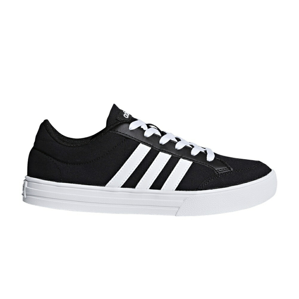 アディダス コア 黒色 ブラック 白色 ホワイト 'BLACK' スニーカー メンズ ADIDAS VS SET / CORE BLACK CLOUD WHITE CLOUD