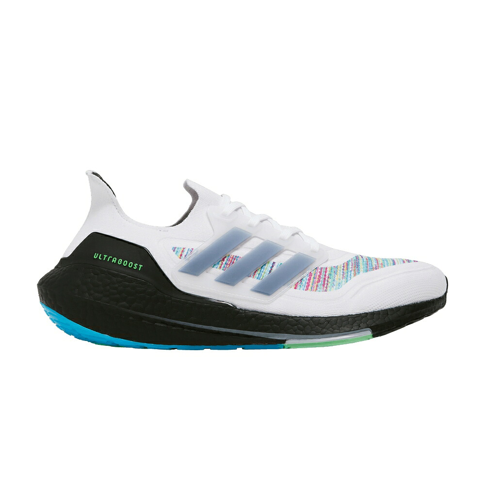 アディダス 白いこと 白いこと 中核グループ 黒いこと 黒いこと \u0027WHITE GREEN\u0027 スニーカー メンズ ADIDAS ULTRABOOST 21 SCREAMING / CLOUD WHITE CORE BLACK SCREAMING 靴-スニーカー-メンズ靴