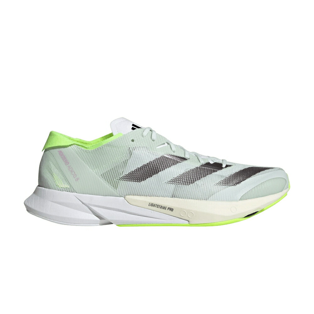 アディダス アディゼロ アディオス 翡翠 ジェード CRYSTAL LEMON スニーカー メンズ ADIDAS ADIZERO ADIOS 8 JADE LUCID / CRYSTAL JADE AURORA METALLIC