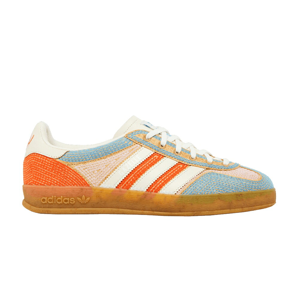 アディダス ガゼル 橙 オレンジ色 サクラ色 青味 青み \u0027MYLO\u0027 スニーカー メンズ ADIDAS SEAN WOTHERSPOON X GAZELLE INDOOR / ORANGE PINK BLUE