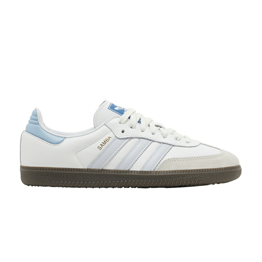 アディダス サンバ 中核グループ 白いこと 白いこと 青味 青み \u0027WHITE BLUE\u0027 スニーカー メンズ ADIDAS SAMBA OG HALO / CORE WHITE HALO BLUE GUM 5
