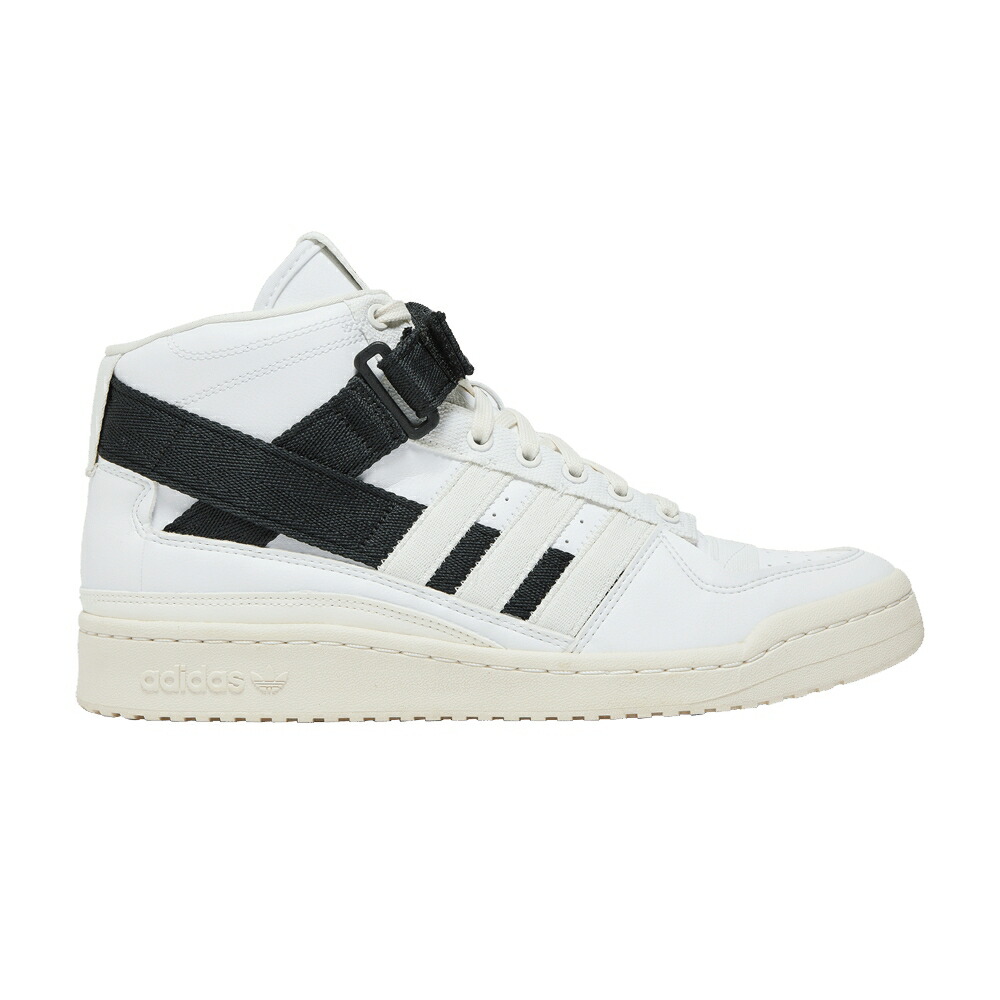 アディダス フォーラム ミッド 白色 ホワイト コア 黒色 ブラック WHITE BLACK スニーカー メンズ ADIDAS PARLEY X FORUM MID / CLOUD WHITE OFF WHITE CORE BLACK