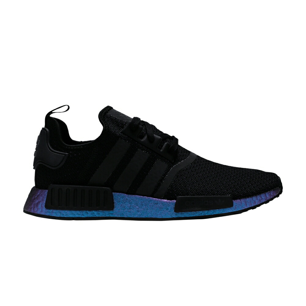 アディダス 青色 ブルー コア 黒色 ブラック カーボン NMD_R1 METALLIC BOOST スニーカー メンズ ADIDAS BLUE / CORE BLACK CORE BLACK CARBON