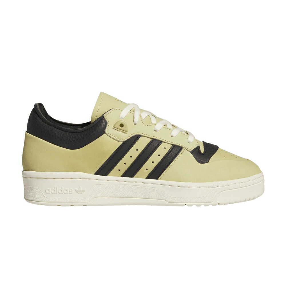アディダス ゴールド コア 黒色 ブラック クリーム 白色 ホワイト HALO BLACK スニーカー メンズ ADIDAS RIVALRY 86 LOW 001 GOLD / HALO GOLD CORE BLACK CREAM WHITE