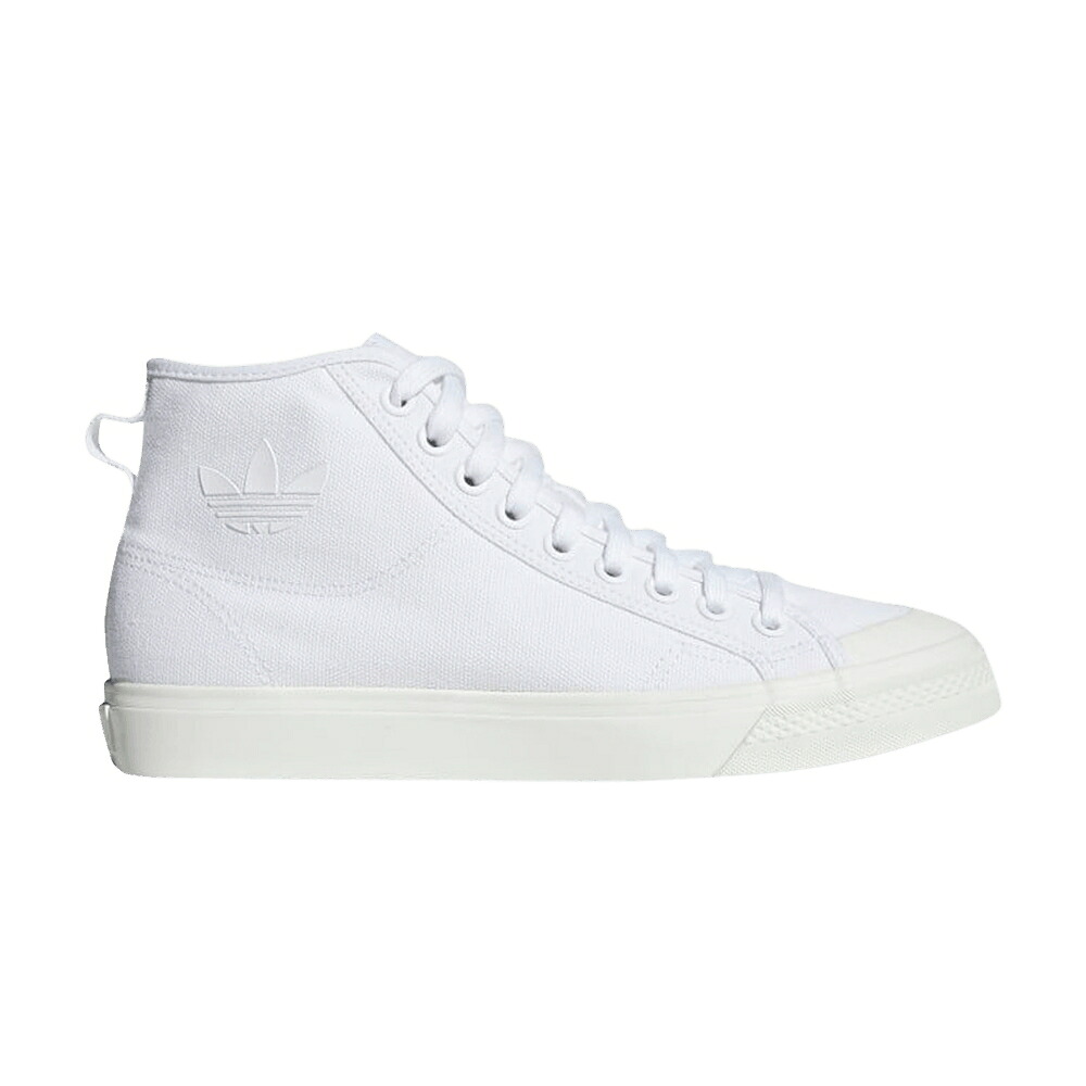 アディダス 御機嫌 白いこと 白いこと \u0027CLOUD WHITE\u0027 スニーカー メンズ ADIDAS NIZZA HIGH / CLOUD WHITE CLOUD WHITE OFF
