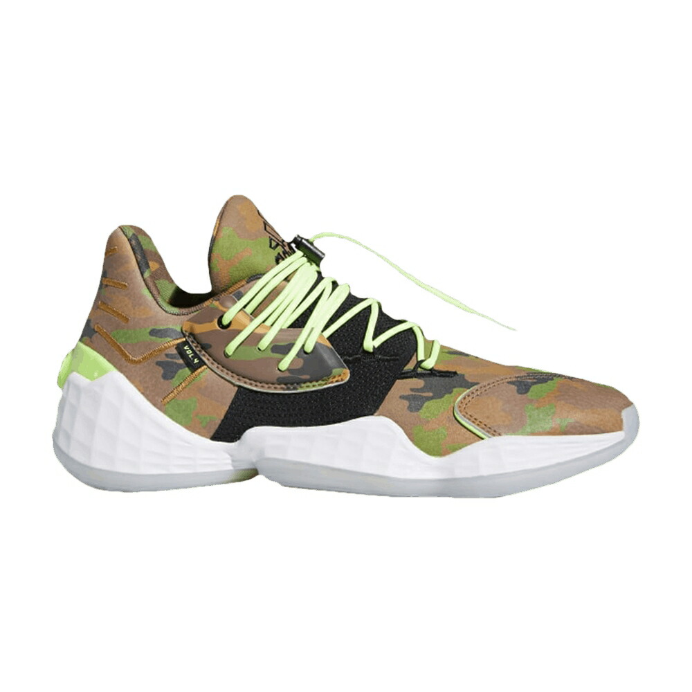 アディダス ハーデン 緑 グリーン コア 黒色 ブラック VOL. 'CAMO PRINT' スニーカー メンズ ADIDAS DANIEL PATRICK X HARDEN 4 / SIGNAL GREEN CORE BLACK CORE