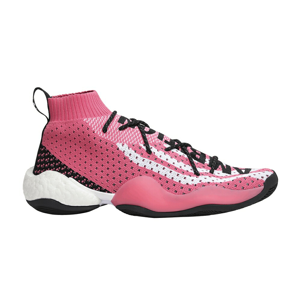 アディダス クレイジー サクラ色 白いこと 白いこと 中核グループ \u0027AMBITION\u0027 スニーカー メンズ ADIDAS PHARRELL X CRAZY BYW / CHALK PINK FOOTWEAR WHITE CORE