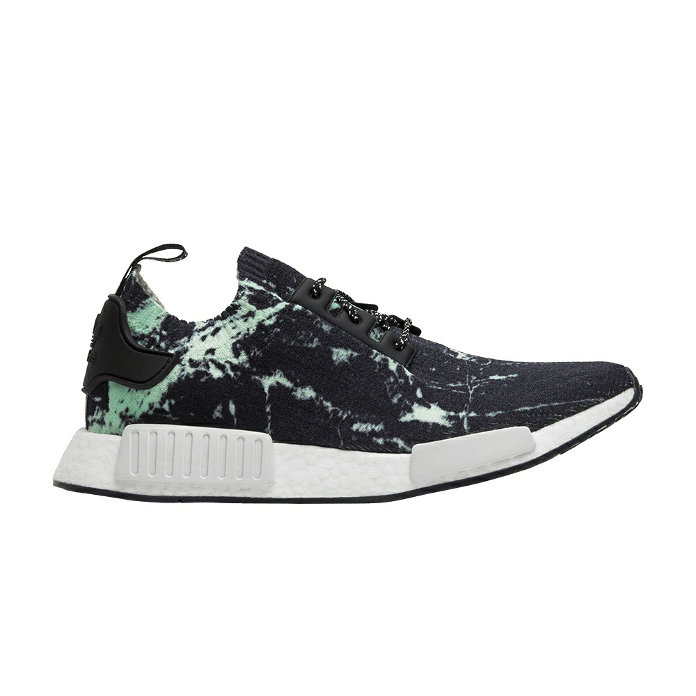 アディダス 黒いこと 黒いこと 白いこと 白いこと 緑 緑であること NMD_R1 \u0027MINT MARBLE\u0027 スニーカー メンズ ADIDAS PRIMEKNIT / BLACK WHITE GREEN