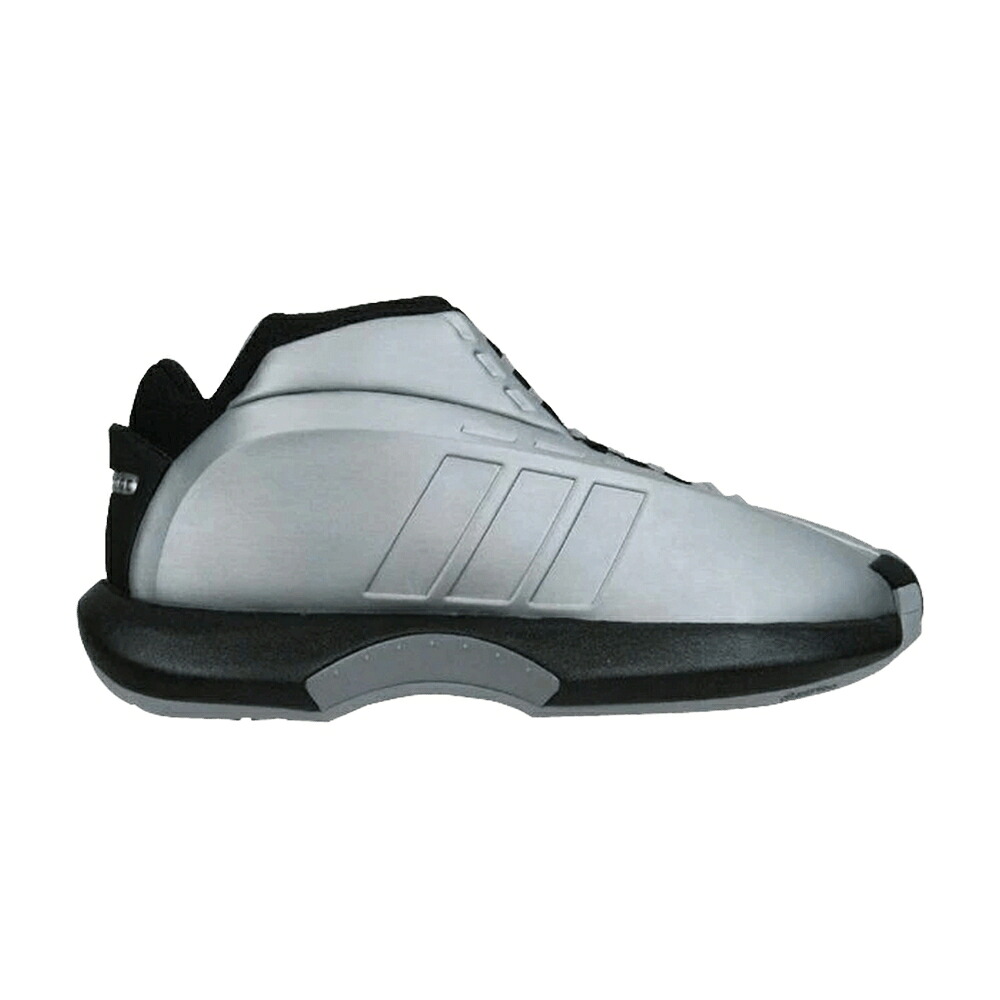 アディダス クレイジー しろがね色 しろがね色 黒いこと 黒いこと \u0027METALLIC SILVER\u0027 スニーカー メンズ ADIDAS CRAZY 1 2010 / METALLIC SILVER BLACK