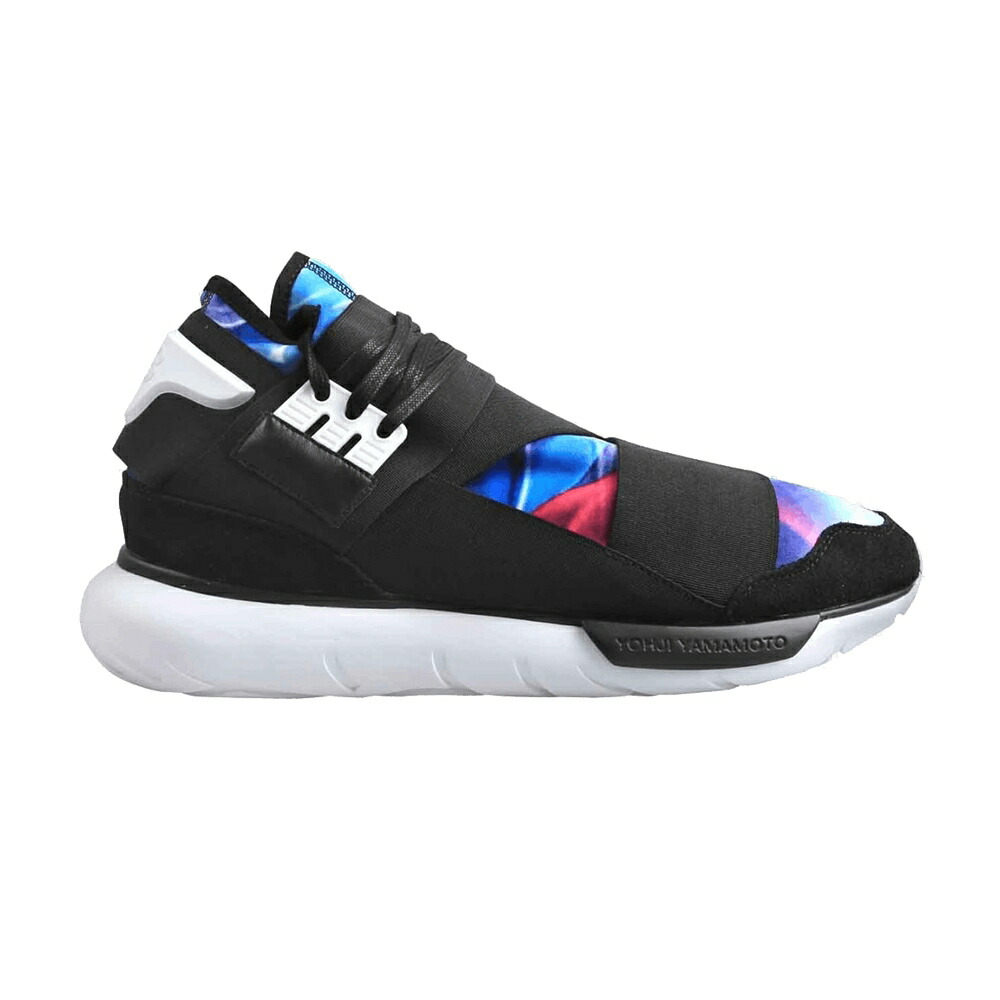 アディダス ハイ 黒色 ブラック 白色 ホワイト 'BLACK MULTI' スニーカー メンズ ADIDAS Y3 QASA HIGH / BLACK BROWNIAN WHITE|スニケス