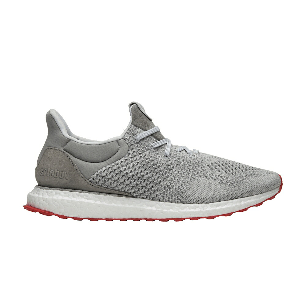 アディダス 薄墨色 薄墨色 赤 赤いこと スニーカー メンズ ADIDAS SOLEBOX X CONSORTIUM ULTRABOOST UNCAGED / GREY RED