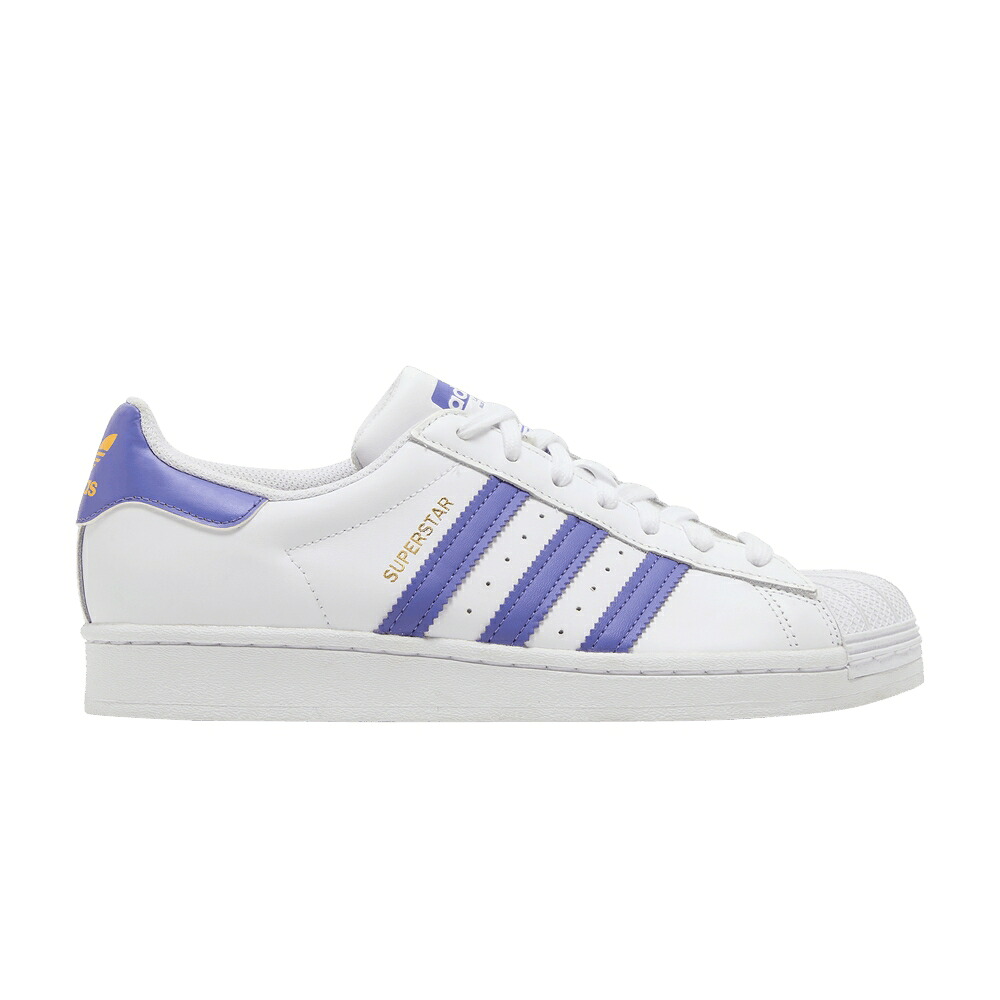 アディダス はやりっ児 白いこと 白いこと 紫 パープル ゴールド \u0027LAKERS\u0027 スニーカー メンズ ADIDAS SUPERSTAR / FOOTWEAR WHITE PURPLE GOLD